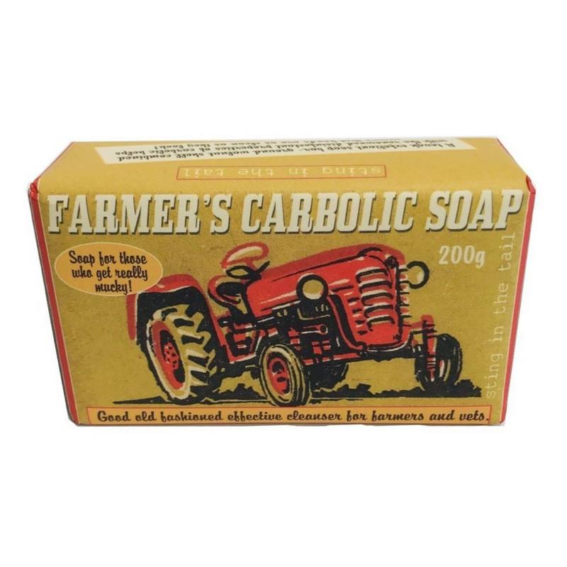 Sting In The Tail  Farmer's Carbolic Soap 200g tractor