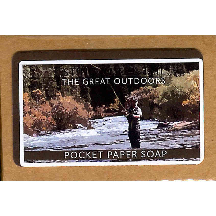 The Great Outdoors Pocket Paper Soap at The Old School Beauly