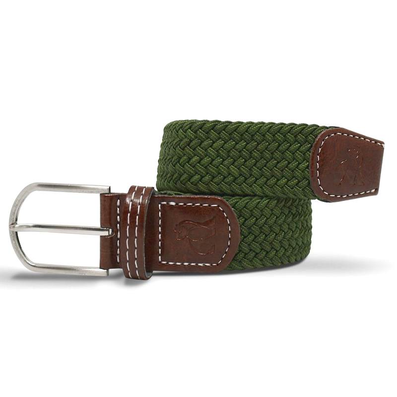 Swole Panda Repreve Woven Belt Khaki Green SP-RWB-07 main