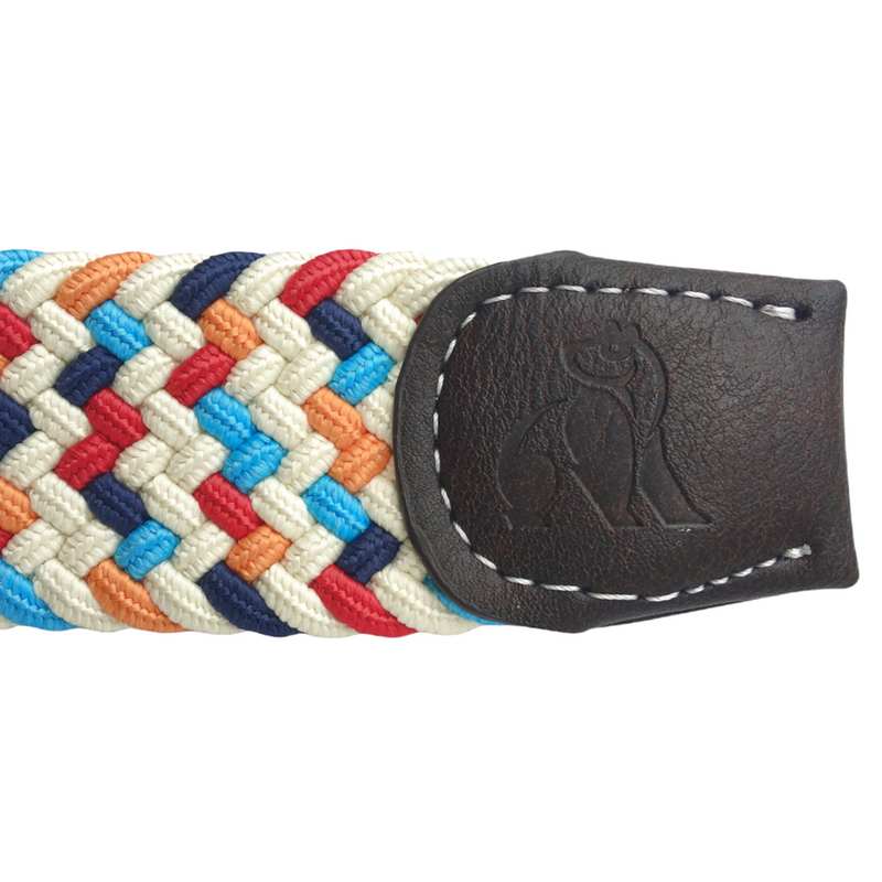 Swole Panda Repreve Woven Belt Multi Colour Zigzag SP-RWB-29 end