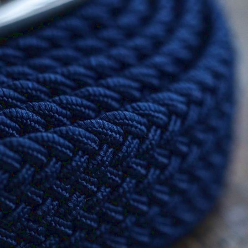 Swole Panda Repreve Woven Belt Navy SP-RWB-02 detail