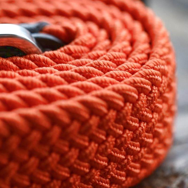 Swole Panda Repreve Woven Belt Orange SP-RWB-01 detail