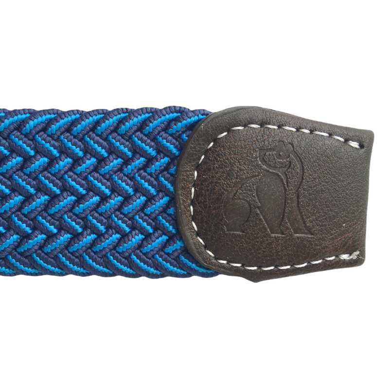 Swole Panda Repreve Woven Belt Royal Blue Weave SP-RWB-32 end