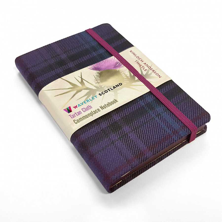 Tartan Cloth Notebook Thistle Tartan