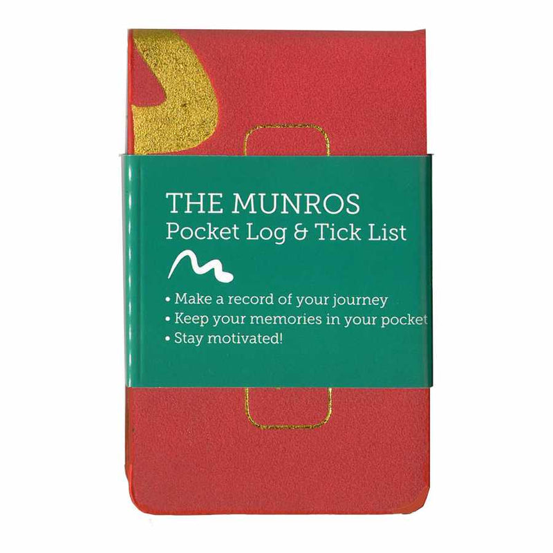 The Munros Pocket Log & Tick List front