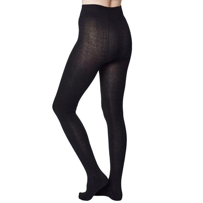 Thought Clothing Elgin Bamboo Tights Black back