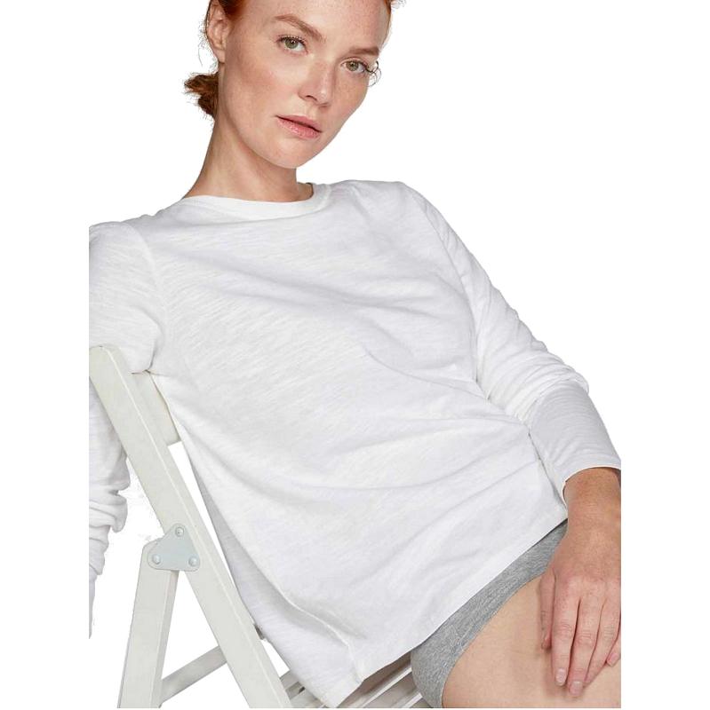 Thought Clothing Fairtrade Organic Cotton Jersey Long-sleeved Top on model front