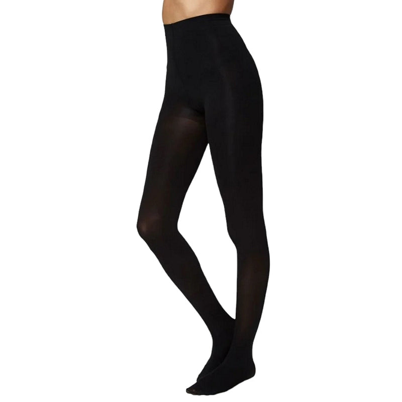 Thought Clothing Sara Recycled Nylon Tights Black WAC4887 front