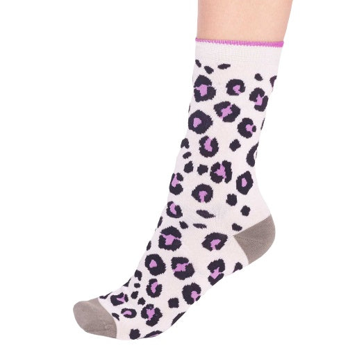 Thought Clothing Zuri Animal Bamboo Ladies Socks in a Bag SBW6704 style 1 side