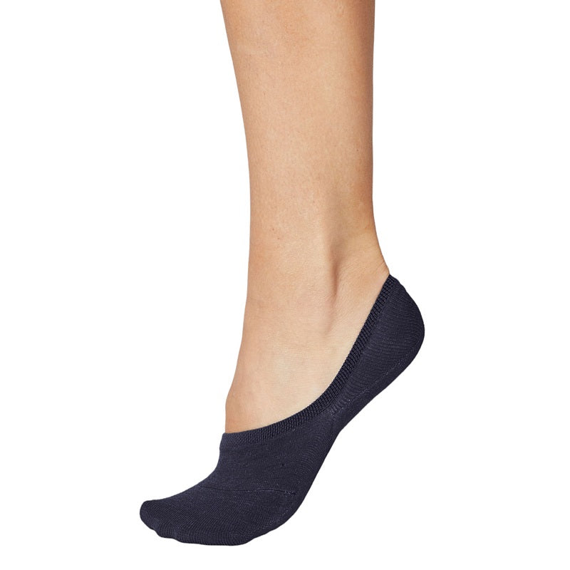 Thought Fashion Bamboo No-Show Ladies Socks Navy SBW4215 side
