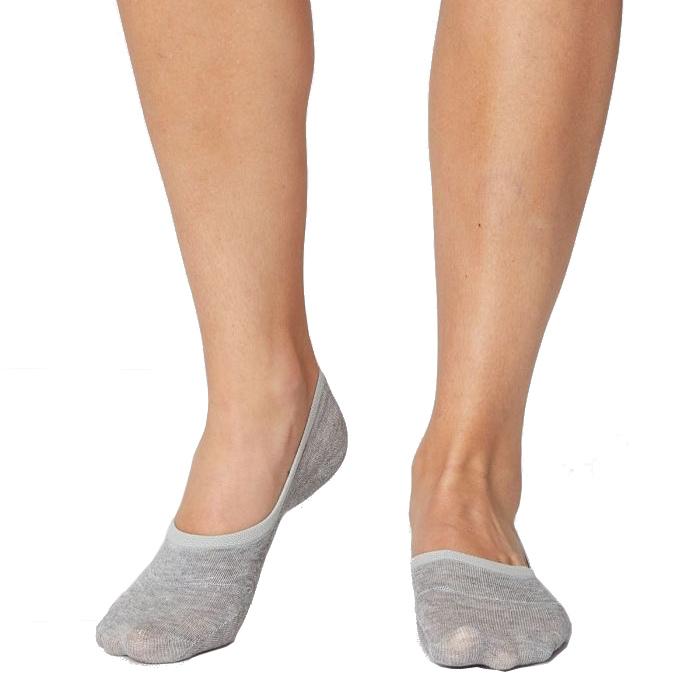 Thought Clothing Bamboo No Show Socks - Grey