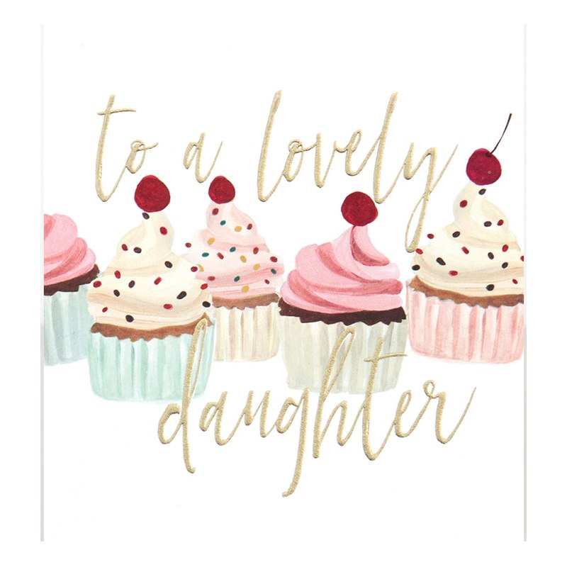 To A Lovely Daughter card QUI049