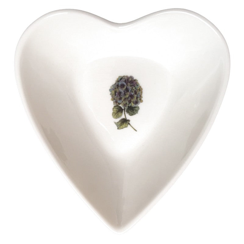 Toasted Crumpet Boxed Bone China Heart Dish Hydrangea FOD16 main