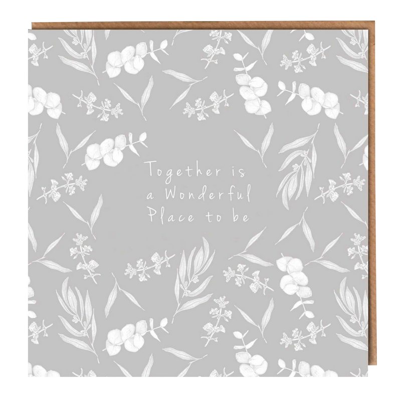 Toasted Crumpet Designs Greetings Card Together Is A Wonderful Place To Be EF35 front