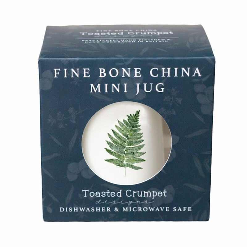 Toasted Crumpet Fern Mini Jug in a Gift Box FJ315 box