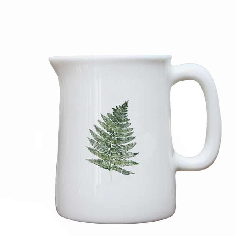 Toasted Crumpet Fern Mini Jug in a Gift Box FJ315 front