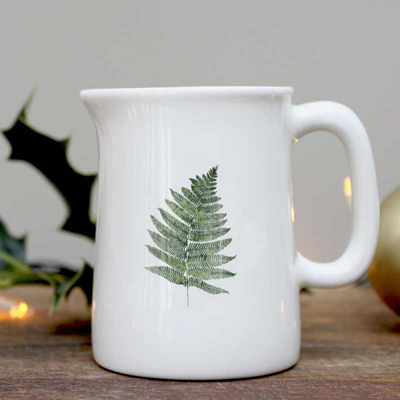 Toasted Crumpet Fern Mini Jug in a Gift Box FJ315 lifestyle