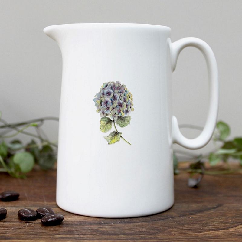 Toasted Crumpet Hydrangea Half-Pint Jug in a Gift Box FJ216 lifestyle