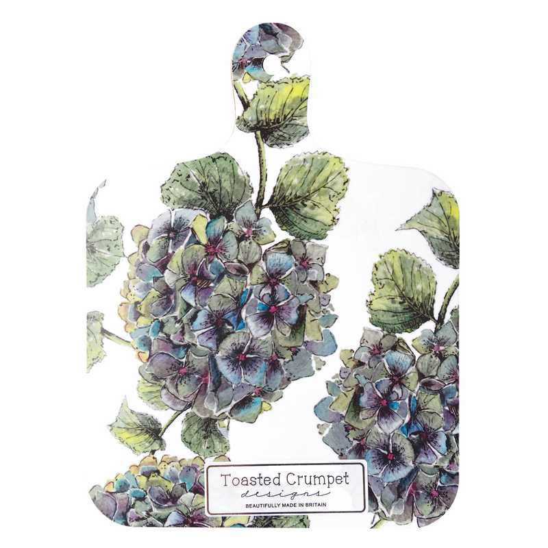 Toasted Crumpet Hydrangea Mini Chopping Board CHM25 front