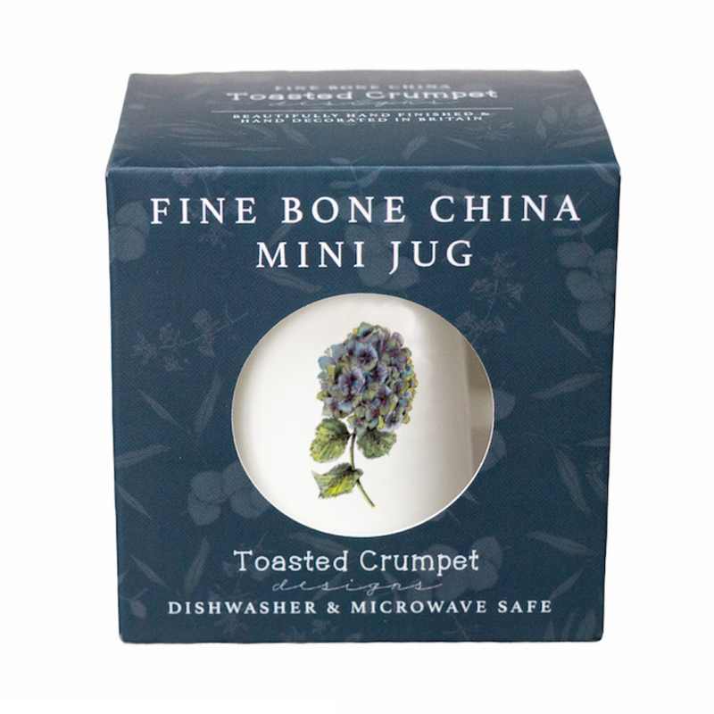 Toasted Crumpet Hydrangea mini Jug in a Gift Box FJ316 box