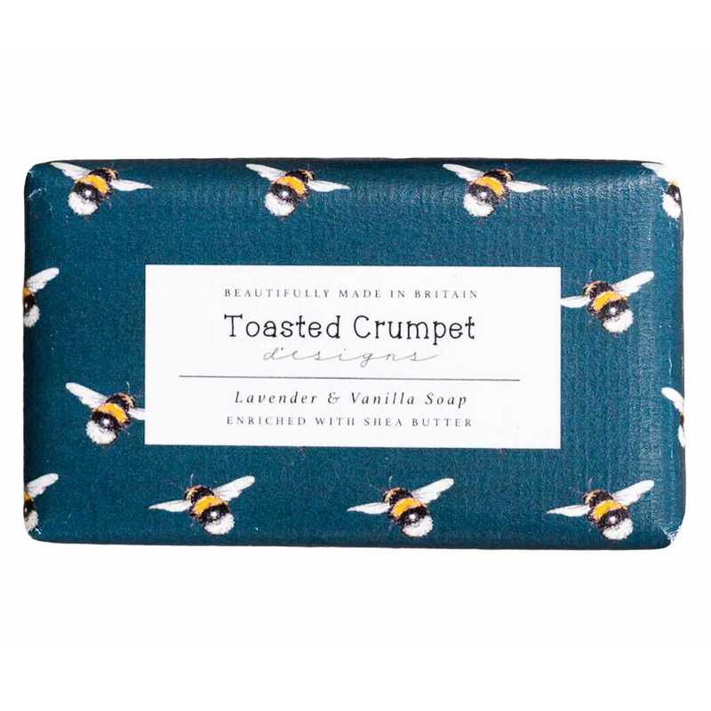 Toasted Crumpet Lavender & Vanilla Soap Bar SO12 front