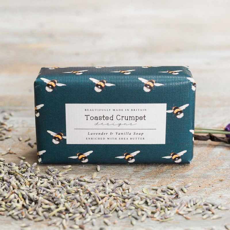Toasted Crumpet Lavender & Vanilla Soap Bar SO12 lifestyle