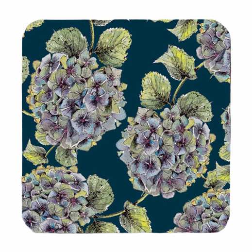 Toasted Crumpet Luxury Coaster Hydrangea Noir TWC35 front