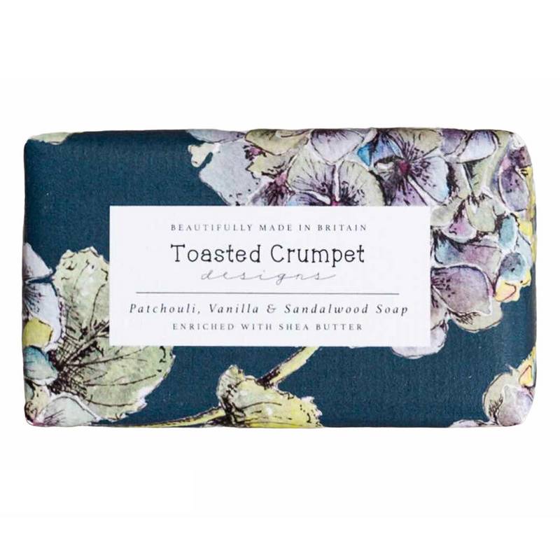 Toasted Crumpet Patchouli Vanilla & Sandalwood Soap Bar SO09 front