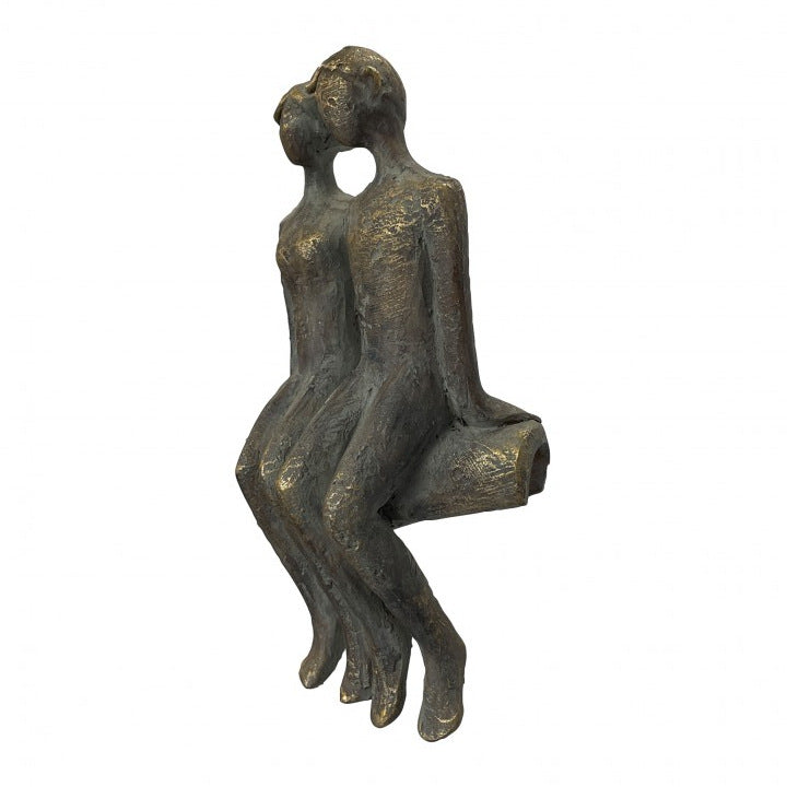 Togetherness Pot Hanger Bronze Finish Sculpture 411014 front