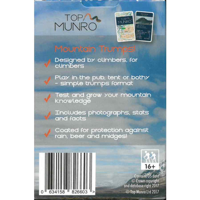 Top Munro Cards back