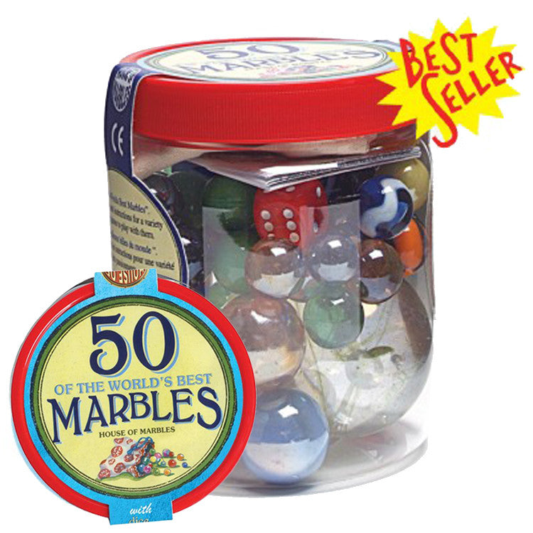 Tub of 50 Marbles