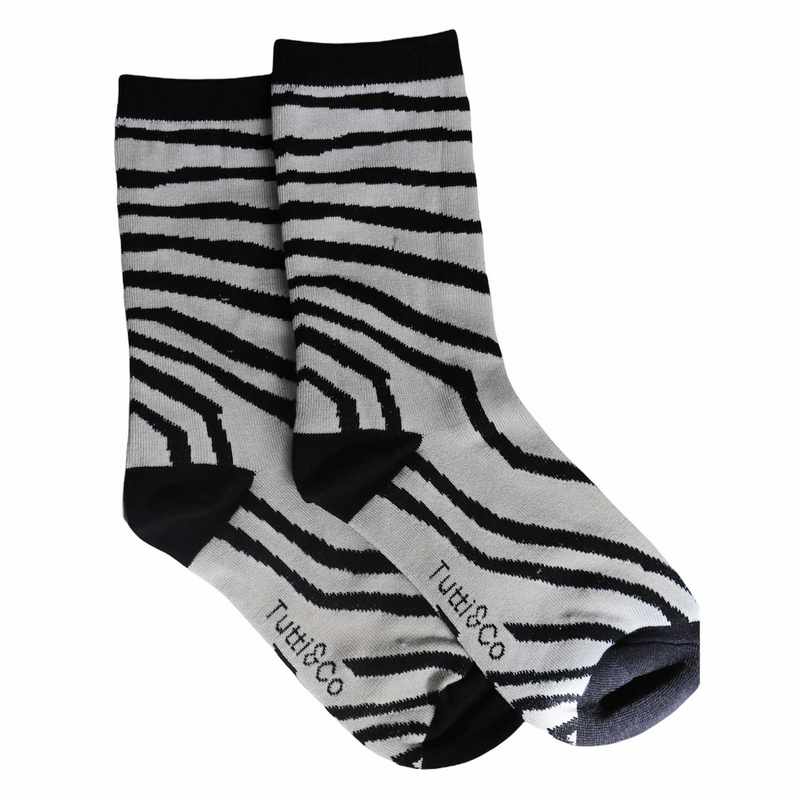 Tutti & Co Bamboo Socks Zebra SOC028