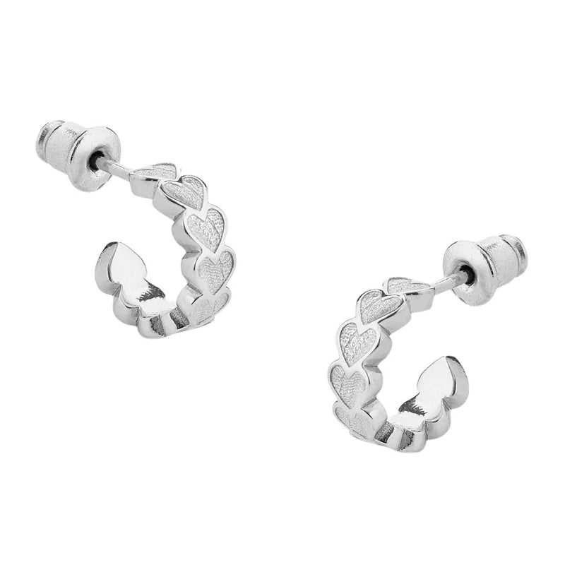 Tutti & Co Jewellery Devote Earrings Silver EA481S main