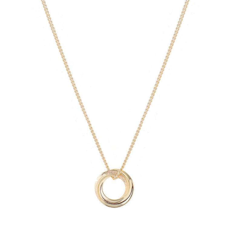 Tutti & Co Riverine Necklace Gold-Plated NE552G main