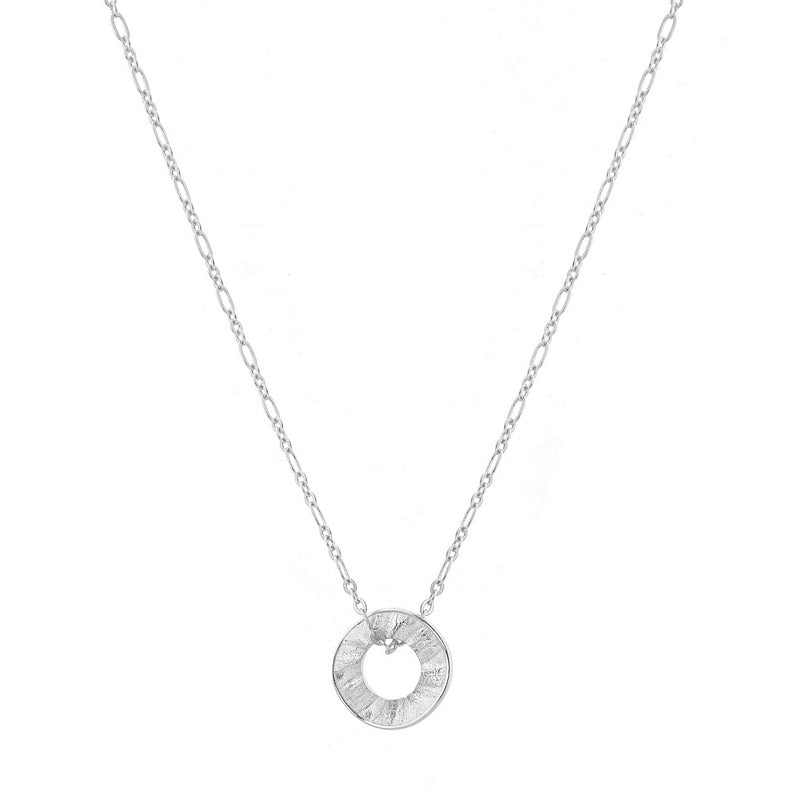 Tutti & Co Sunrise Necklace Silver NE522S main