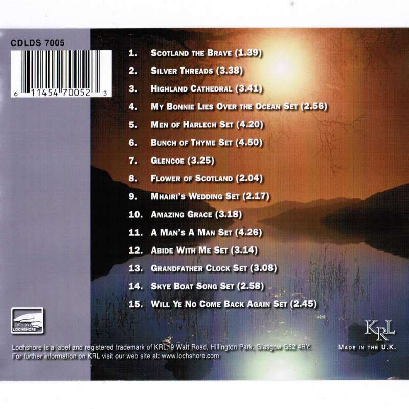 Urquhart's Pipes & Things Travelling Light CDLDS7005 CD track list