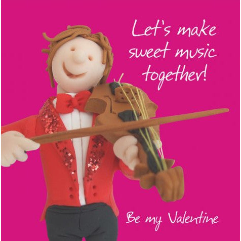 Valentine's Card Let's Make Sweet Music
