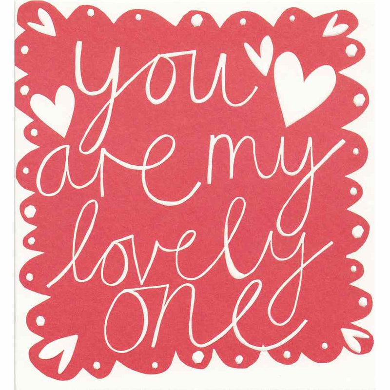 Valentines Card - You Are My Lovely One