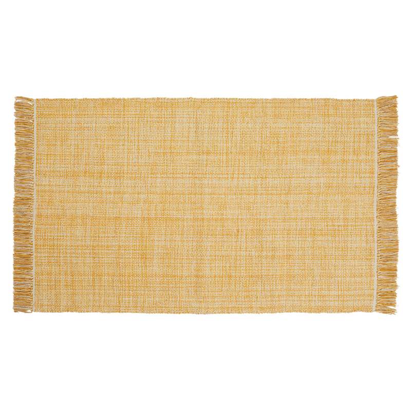 Waltons Of Yorkshire Chambray Rug Ochre CHRUGO flat