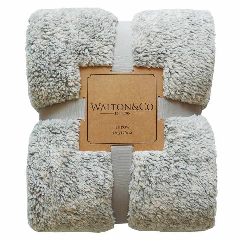 Waltons Of Yorkshire Cosy Cloud Throw AWTCCL folded in packaging