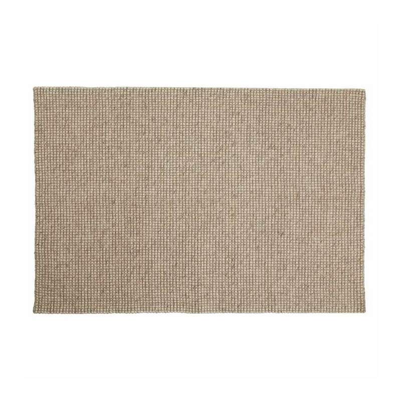 Waltons Of Yorkshire Wool Rug Taupe Small flat