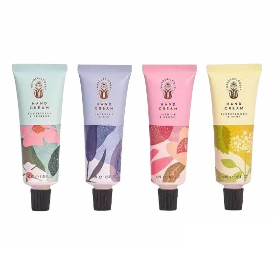 Wanderflower Hand Cream Library contents