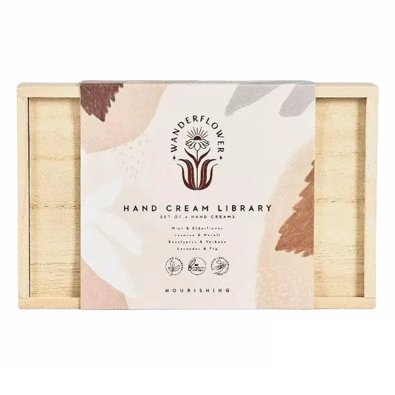 Wanderflower Hand Cream Library front