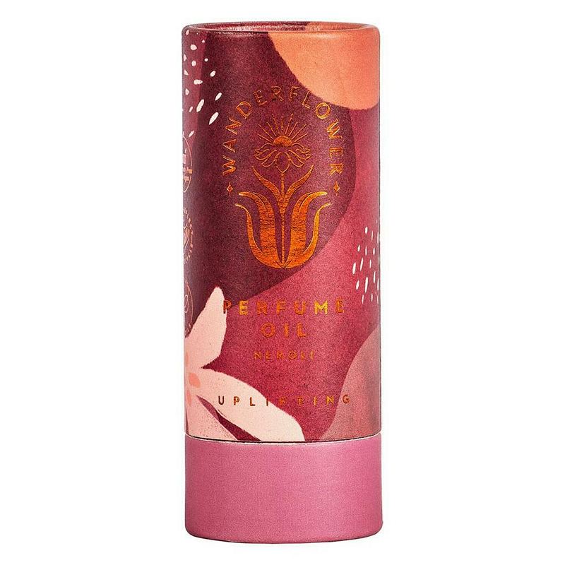 Wanderflower Roll-on Perfume Uplifting Neroli WFL006 packaging