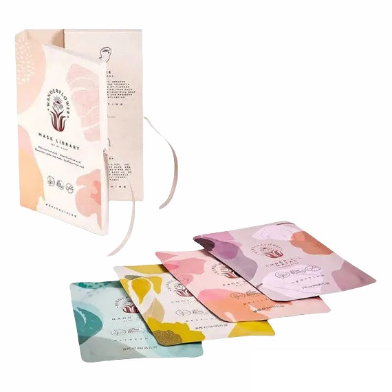 Wanderflower Sheet Mask Library Set open