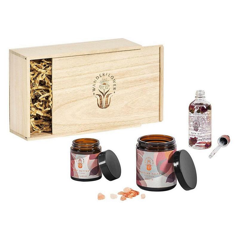 Wanderflower Wild Rose Time to Unwind Boxed Gift Set WFL020 box with contents