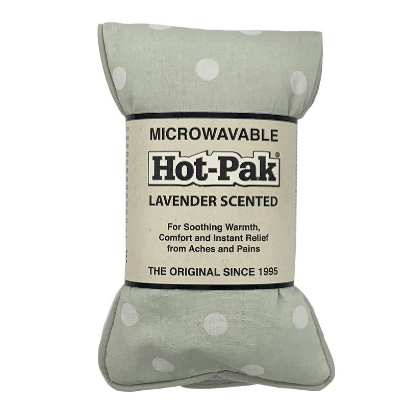 Warmies Microwavable Hot-Pak Lavender Scented Sage Dots HP-SAG-1 front