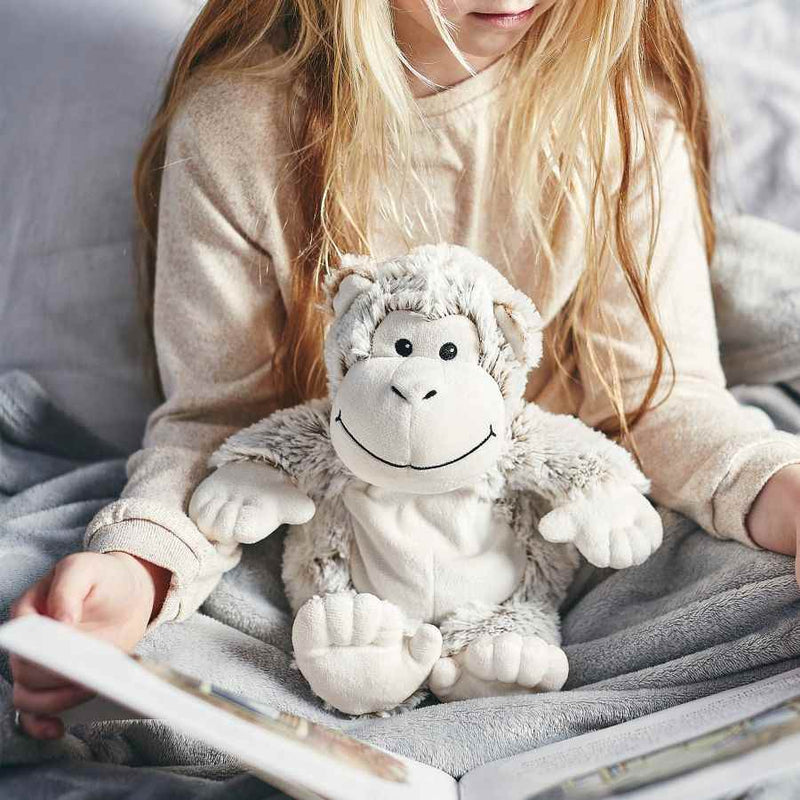 Warmies Plush Microwavable Monkey with child