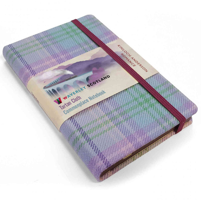Waverley Scotland Tartan Cloth Notebook Romance