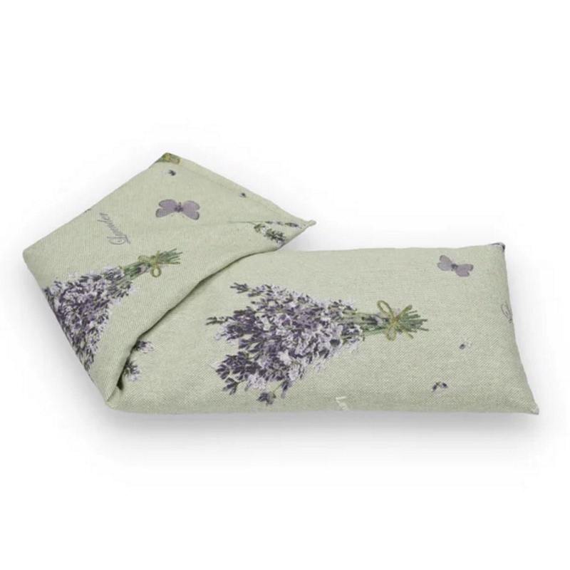Microwavable Wheatbag Lavender Scented Lavender Print folded